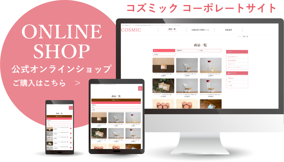 コズミック コーポレートサイト